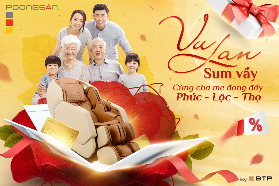 Vu Lan sum vầy cùng cha mẹ đong đầy Phúc - Lộc - Thọ